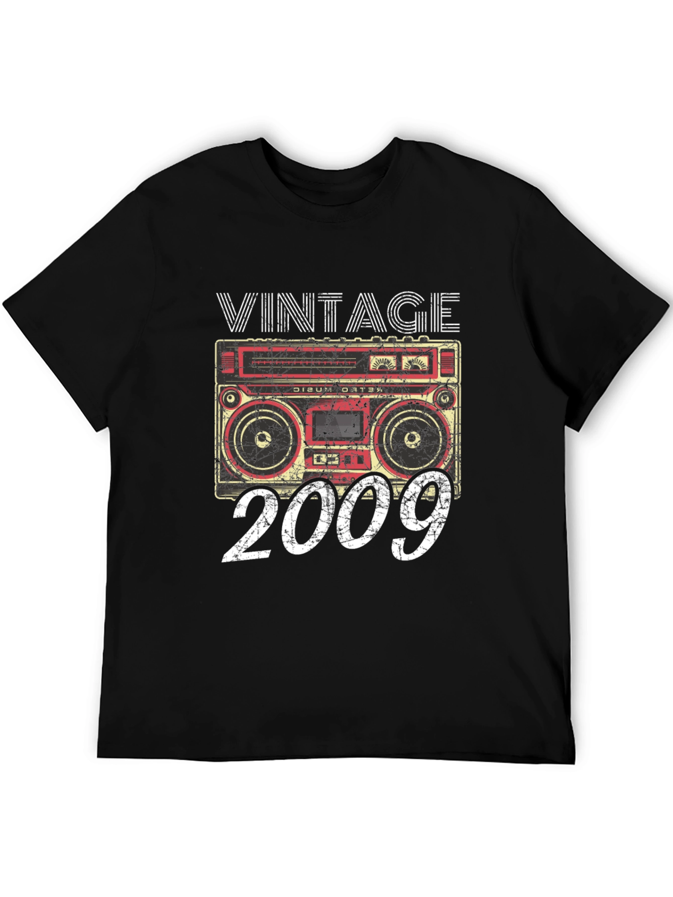 Vintage 2009 Boombox Graphic Tee