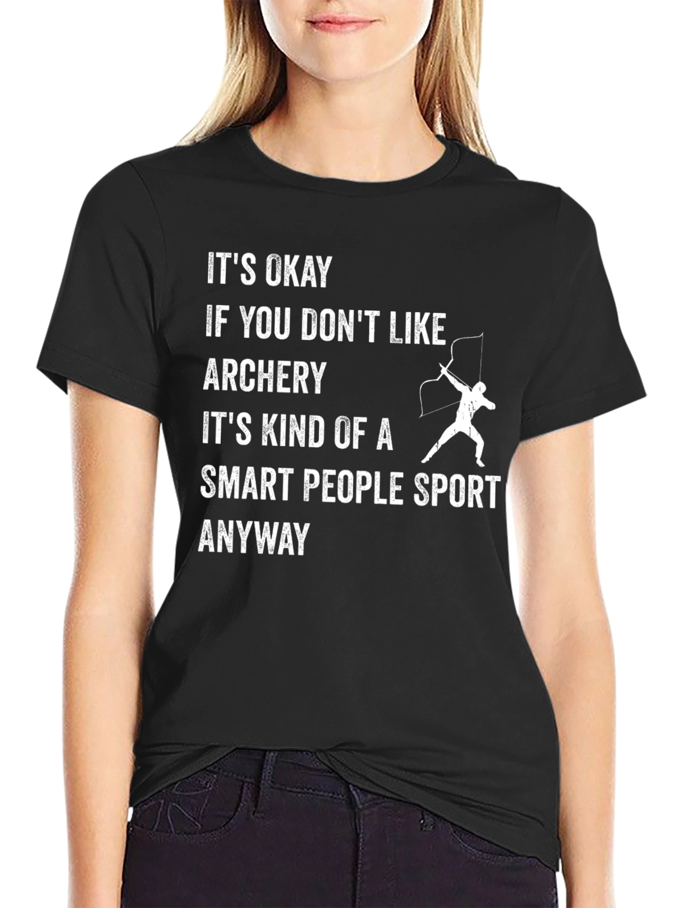 Funny Archery T-Shirt - Smart People Sport Tee