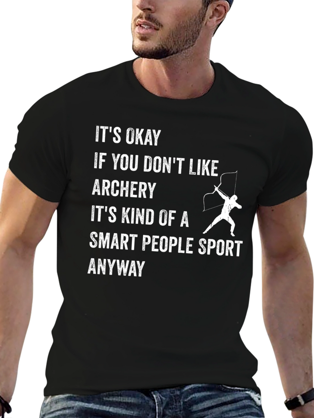 Funny Archery T-Shirt - Smart People Sport Tee