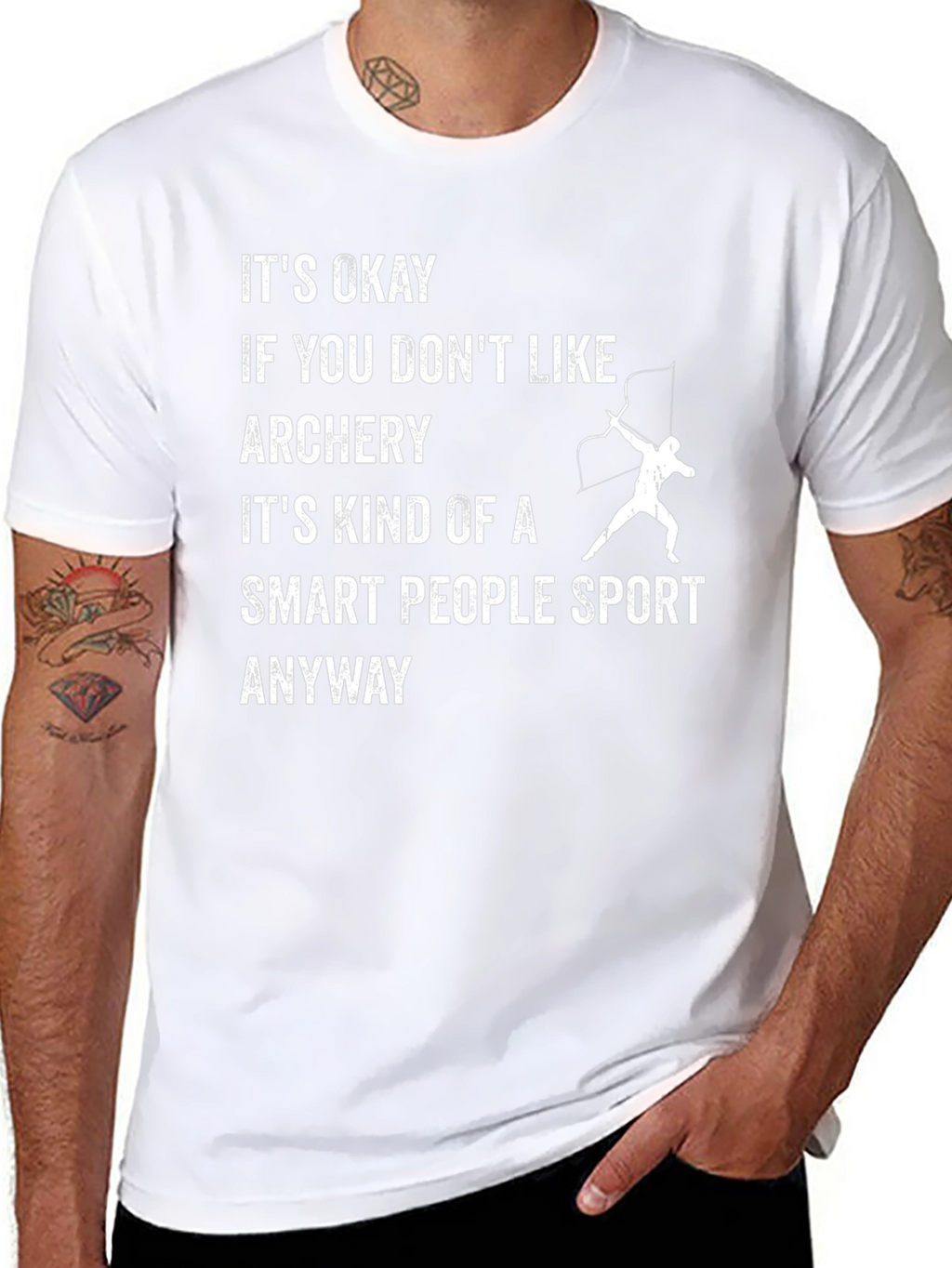 Funny Archery T-Shirt - Smart People Sport Tee