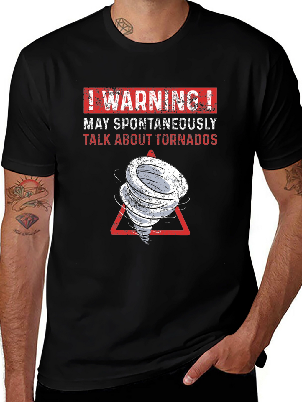 Tornado Humor Graphic T-Shirt