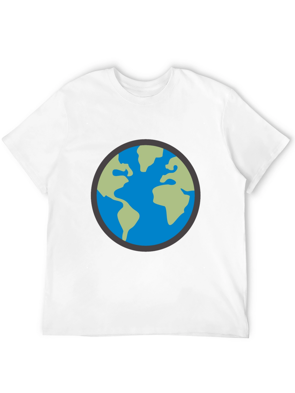 Earth Graphic Black T-Shirt - Global Design