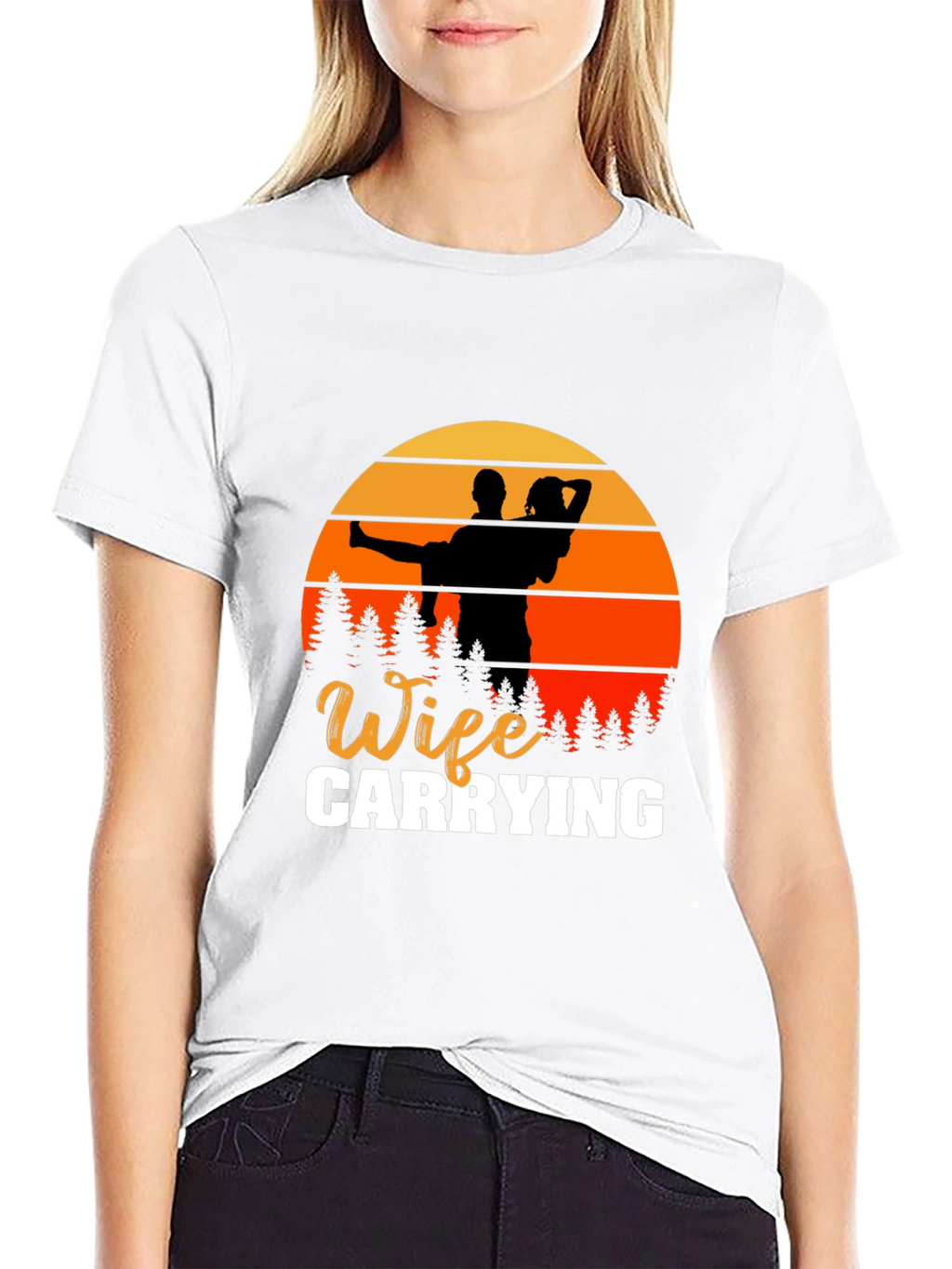 Wife Carrying Graphic T-Shirt