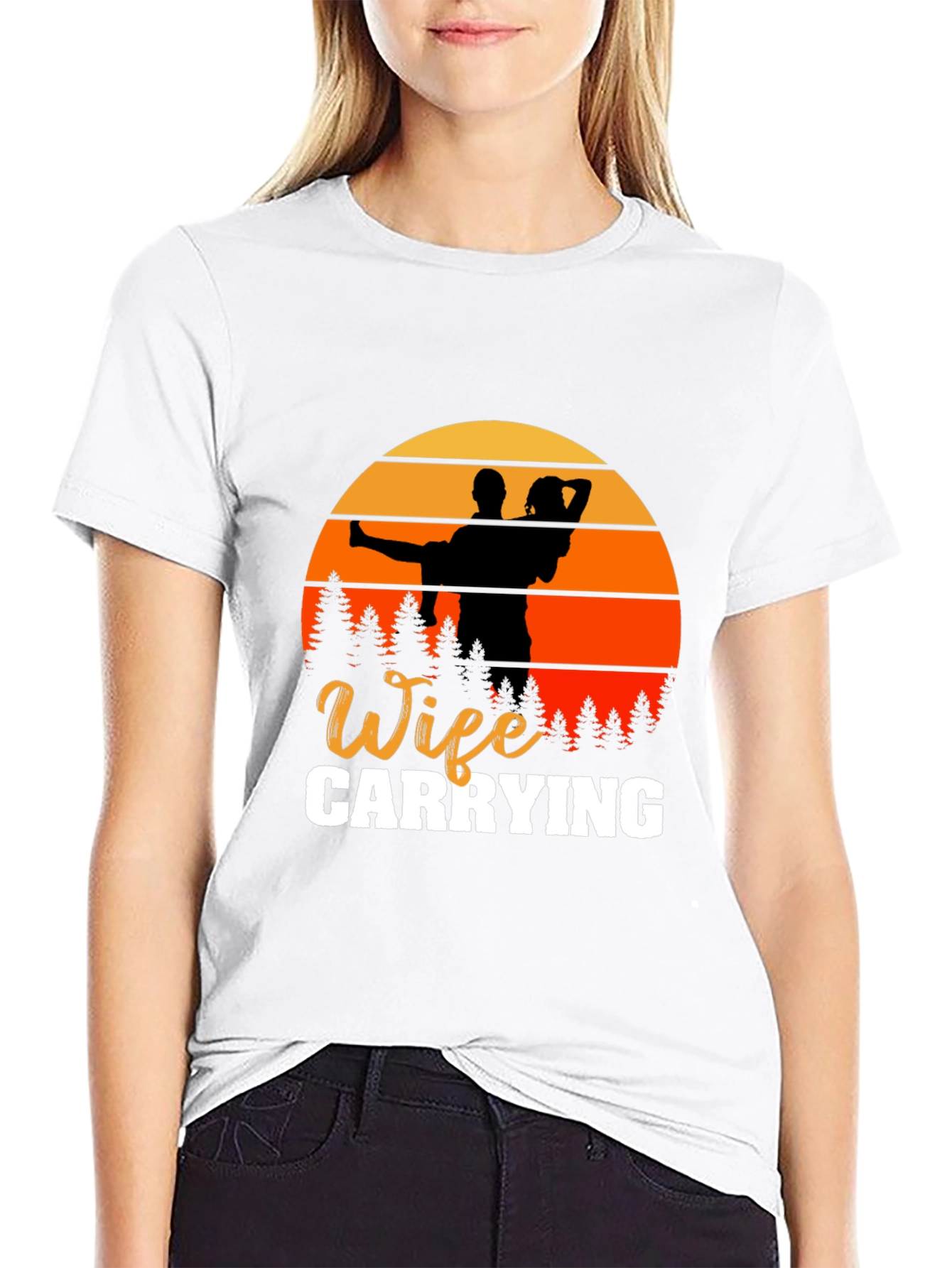 Wife Carrying Graphic T-Shirt