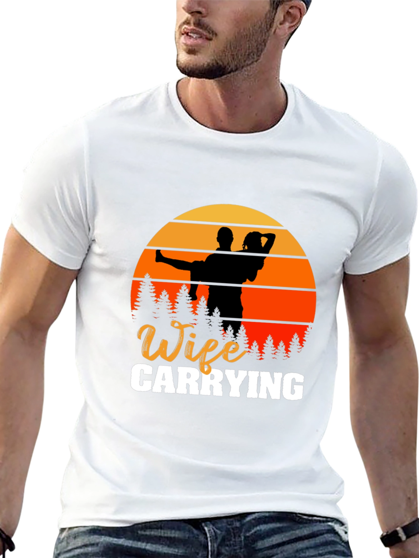 Wife Carrying Graphic T-Shirt