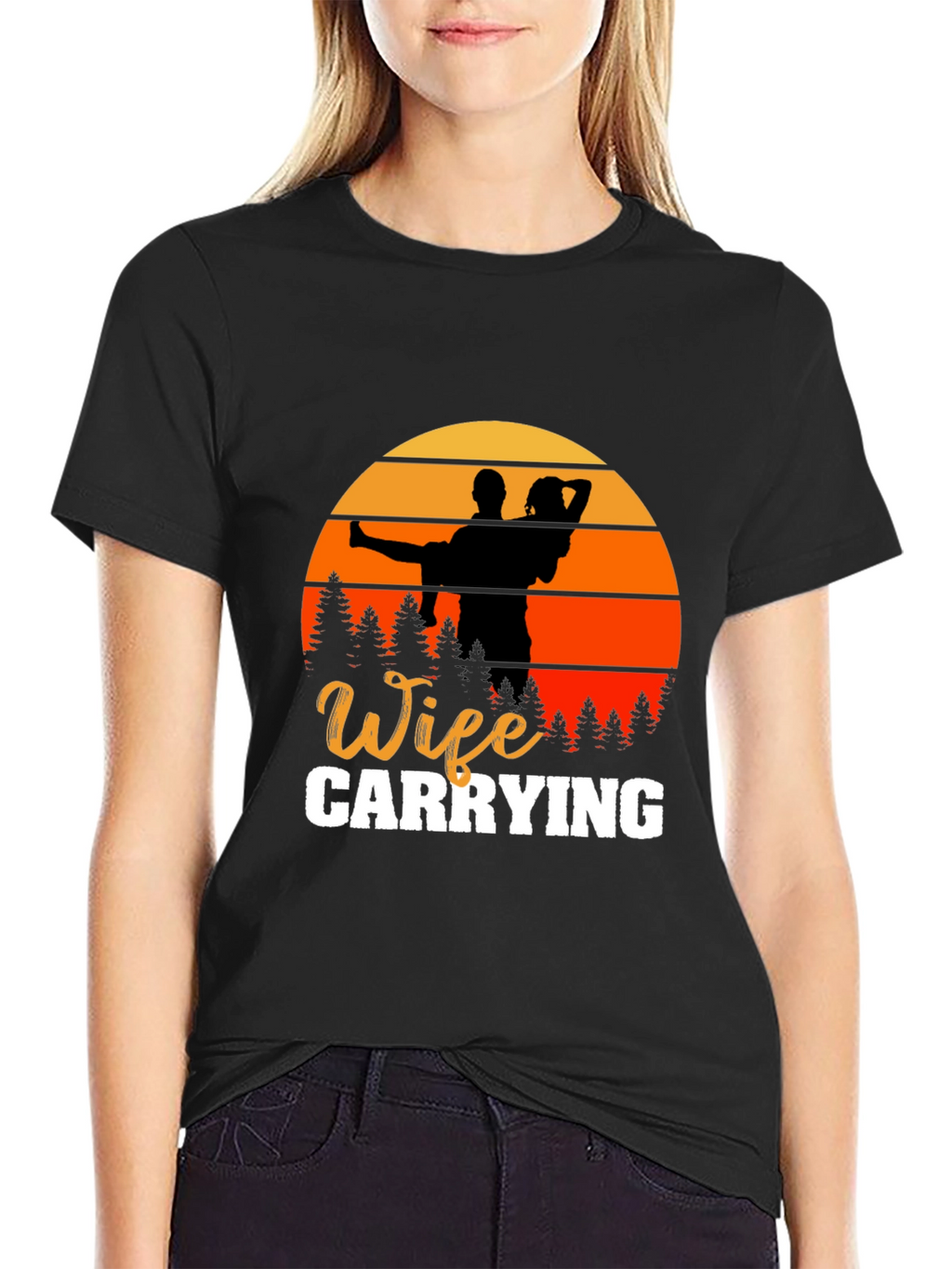 Wife Carrying Graphic T-Shirt