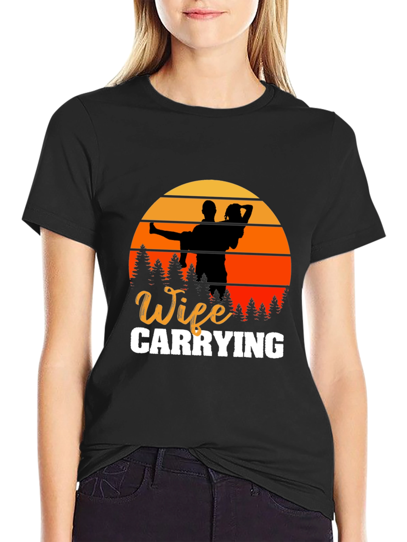 Wife Carrying Graphic T-Shirt