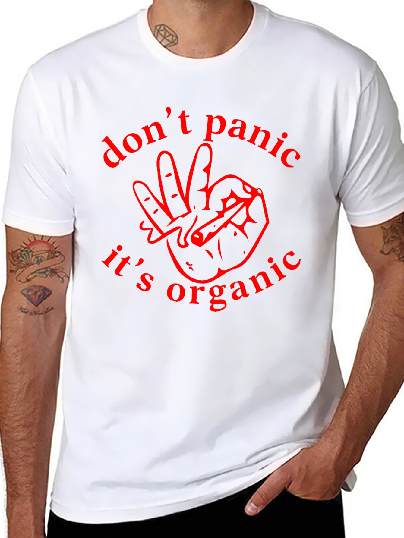 Dont Panic Its Organic Graphic T-Shirt