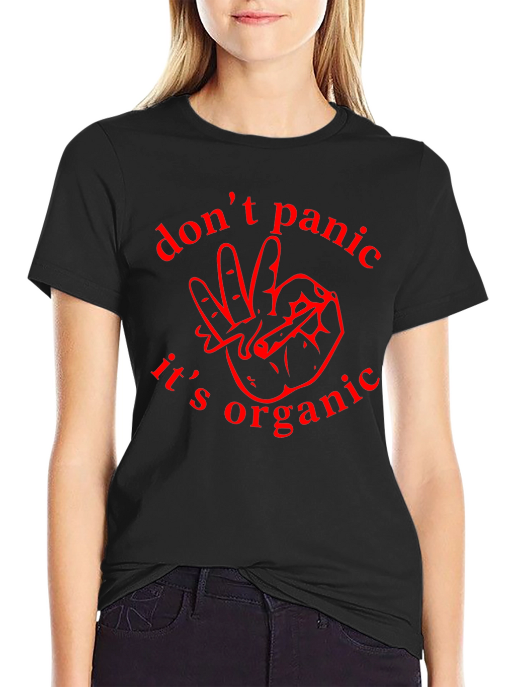 Dont Panic Its Organic Graphic T-Shirt
