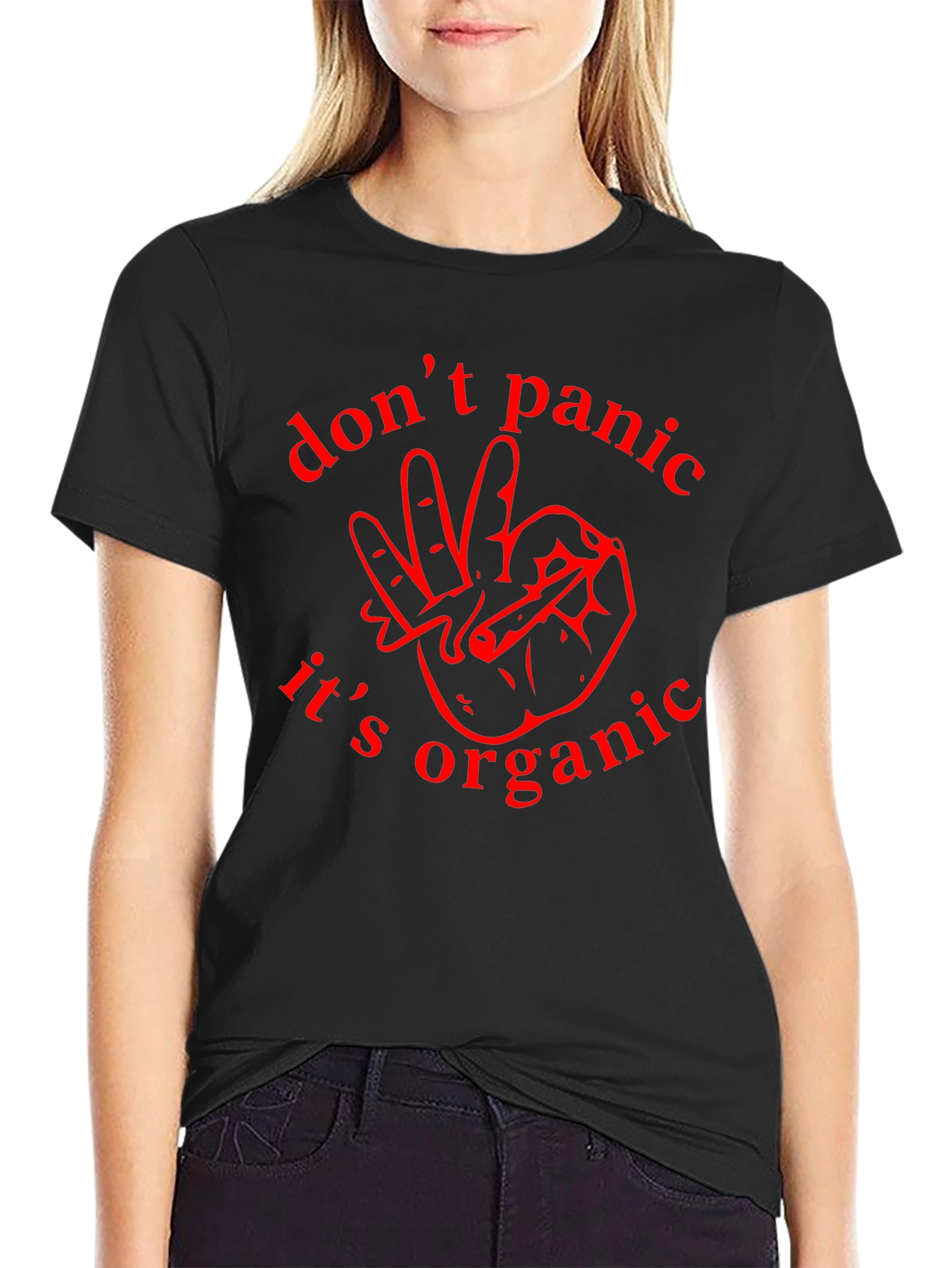 Dont Panic Its Organic Graphic T-Shirt