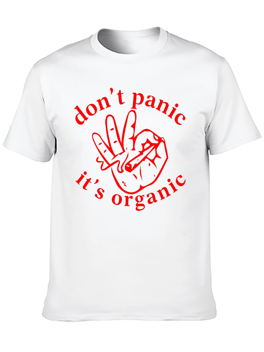 Dont Panic Its Organic Graphic T-Shirt