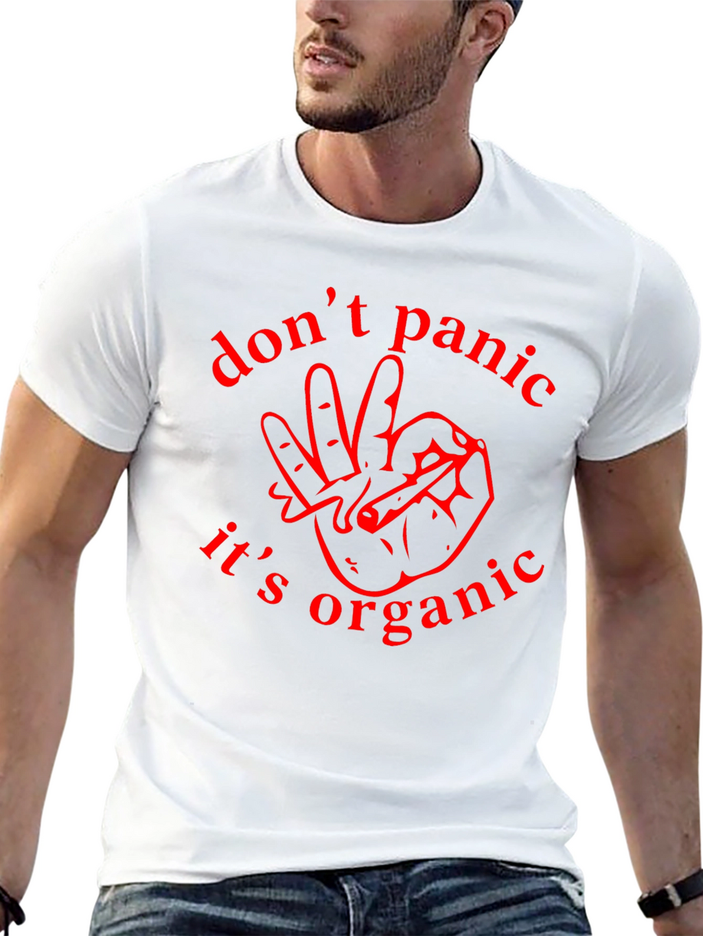 Dont Panic Its Organic Graphic T-Shirt