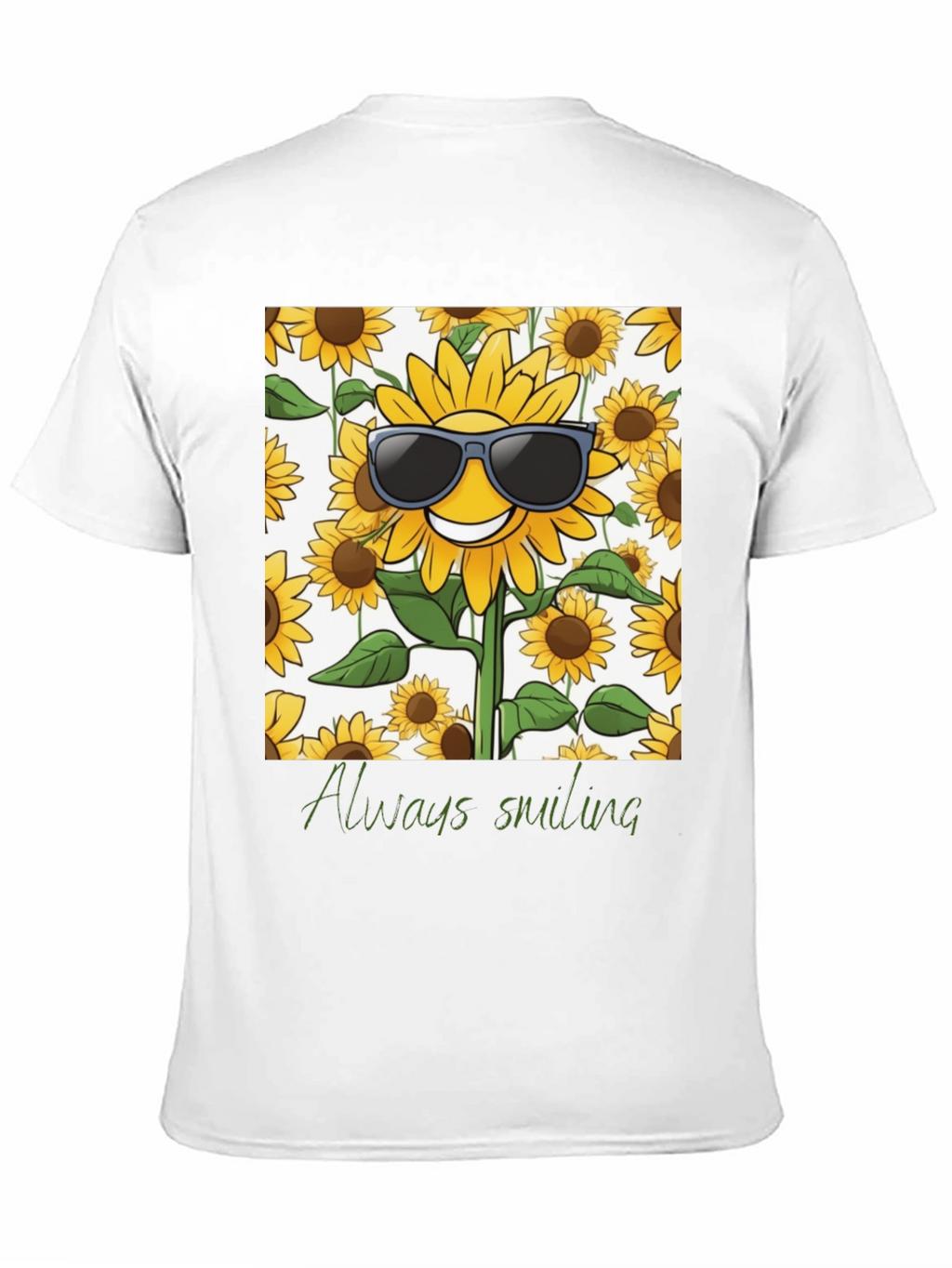 Sunflower Always Smiling Graphic Tee