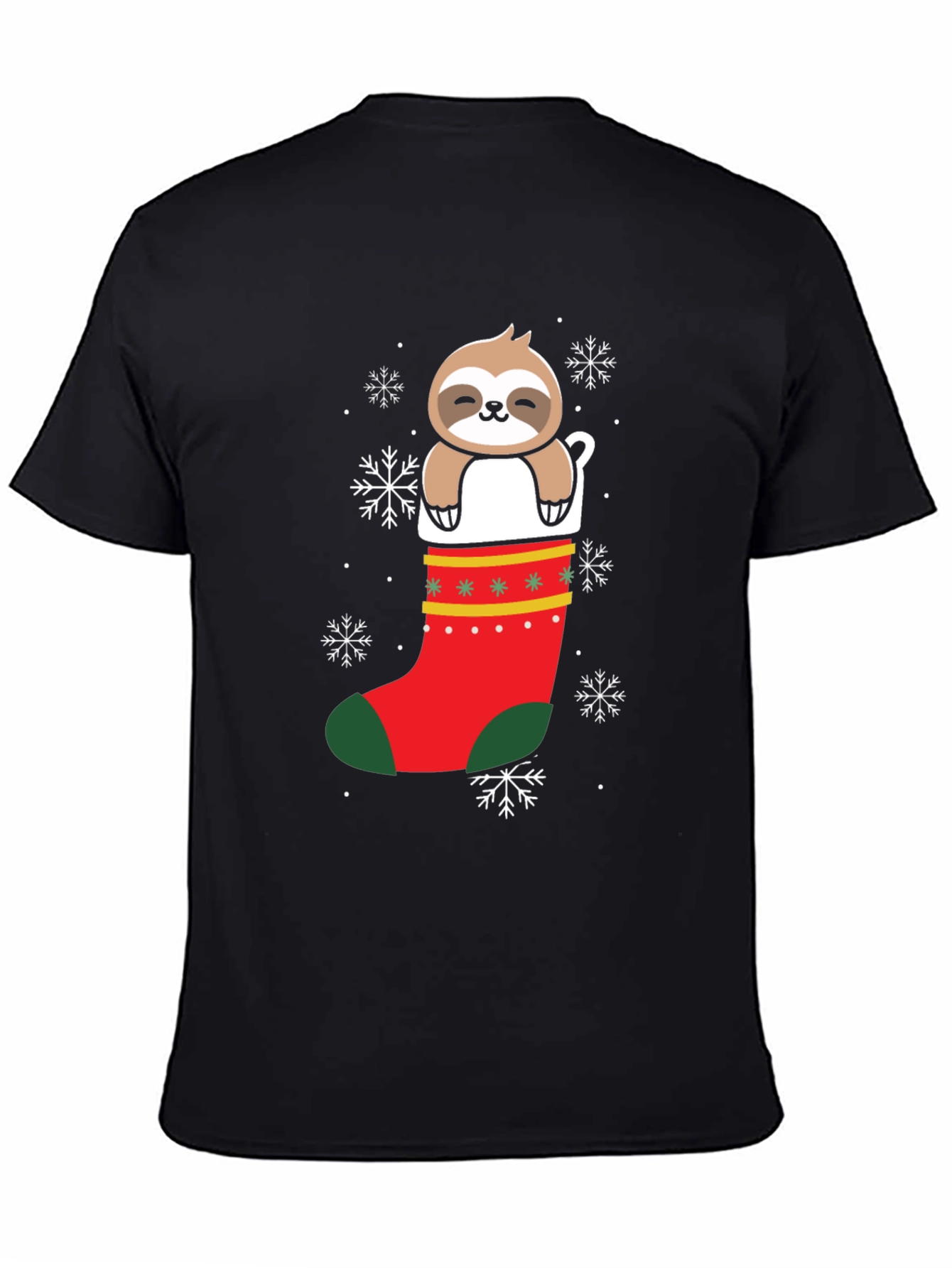 Festive Sloth Christmas T-Shirt