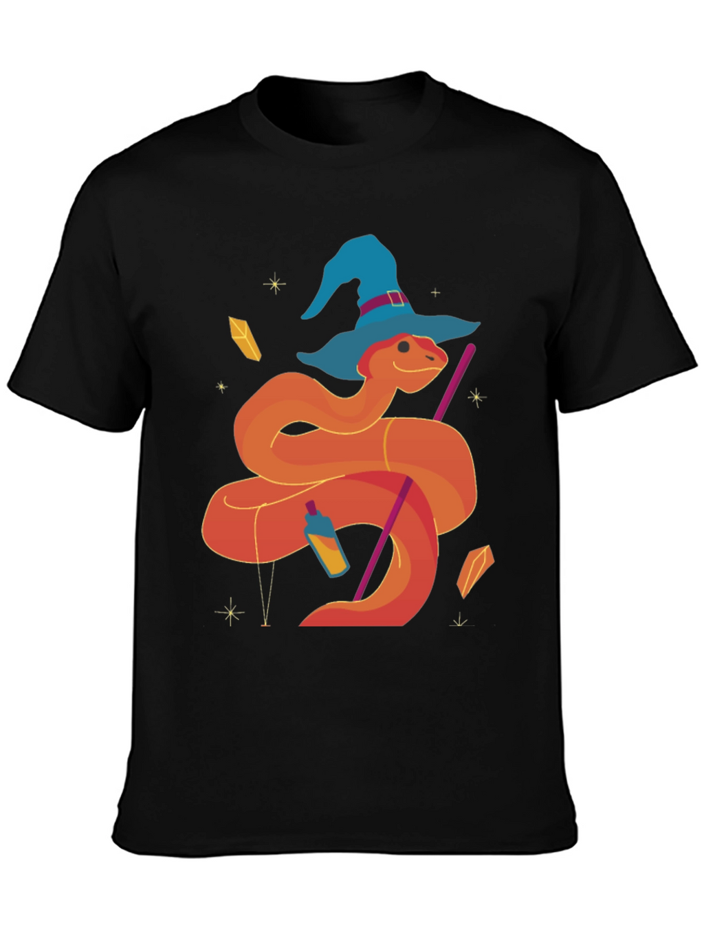 Wizard Snake T-Shirt Graphic Tee