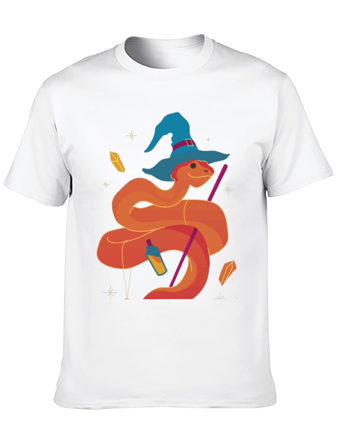 Wizard Snake T-Shirt Graphic Tee