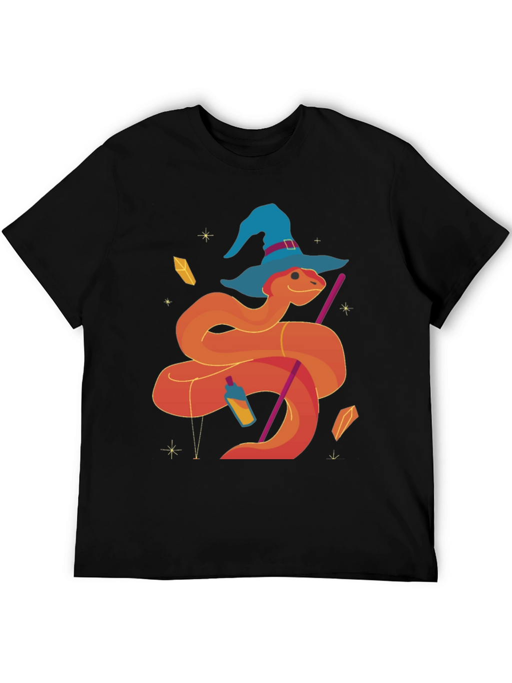 Wizard Snake T-Shirt Graphic Tee