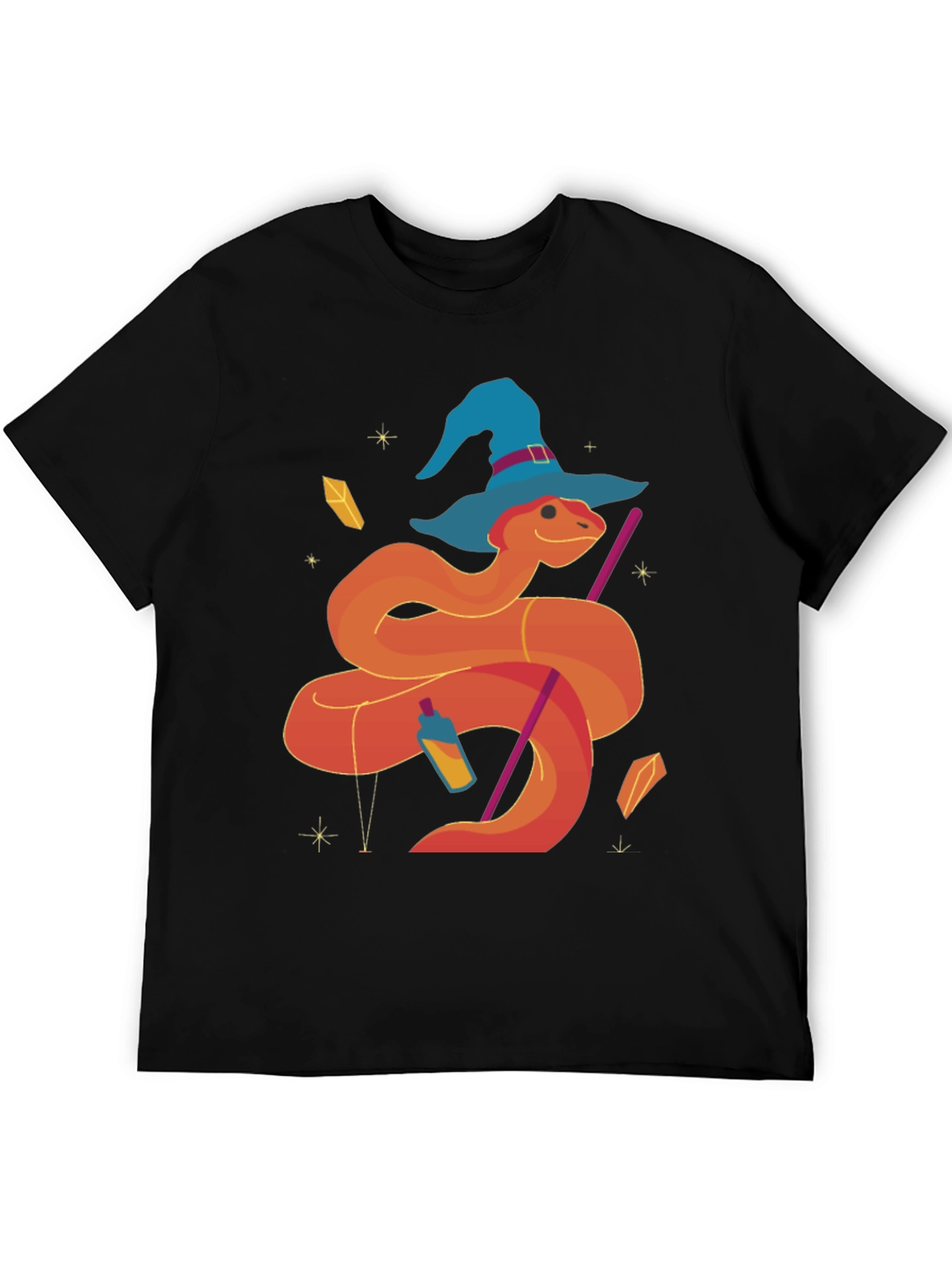 Wizard Snake T-Shirt Graphic Tee
