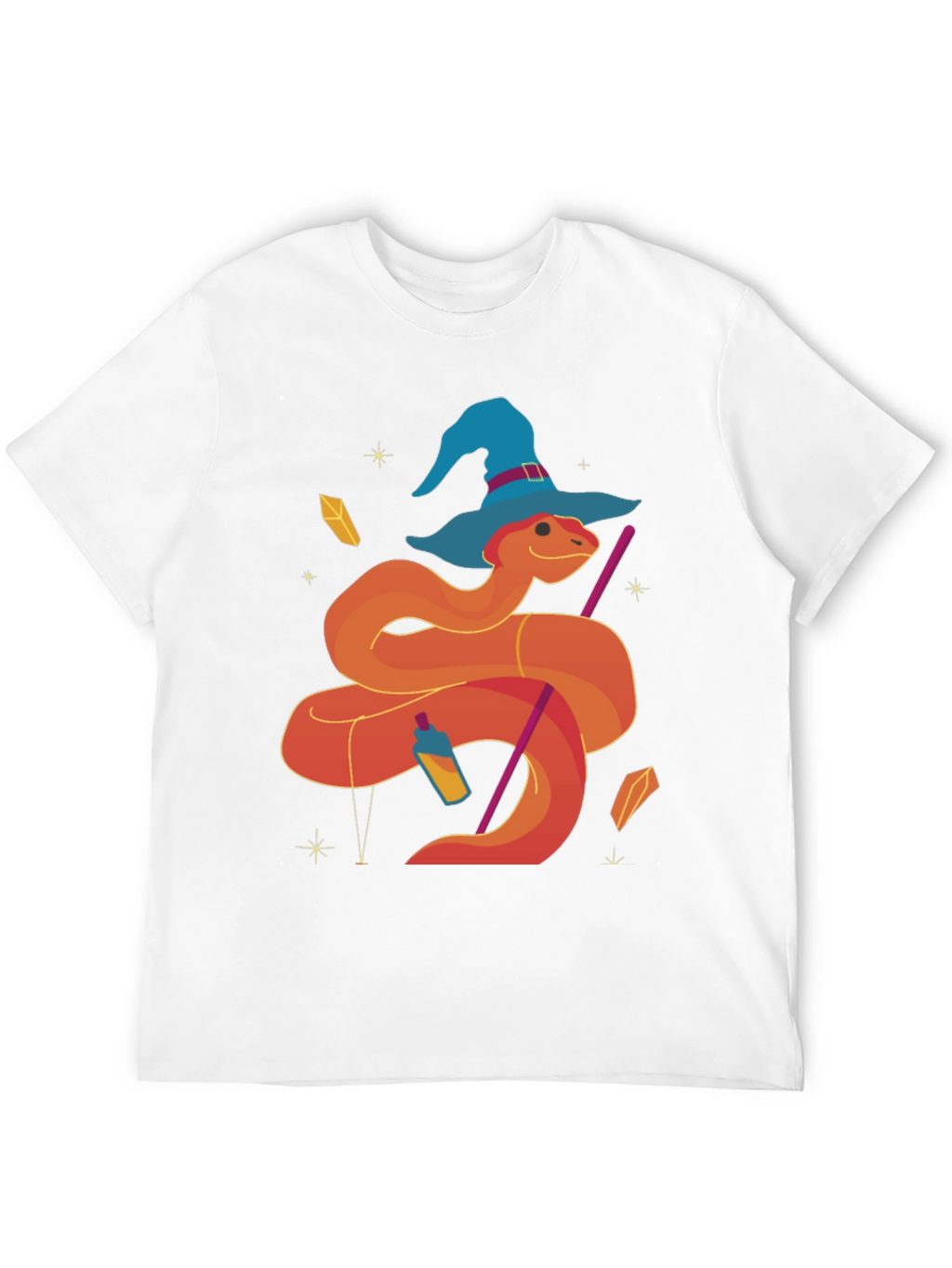 Wizard Snake T-Shirt Graphic Tee
