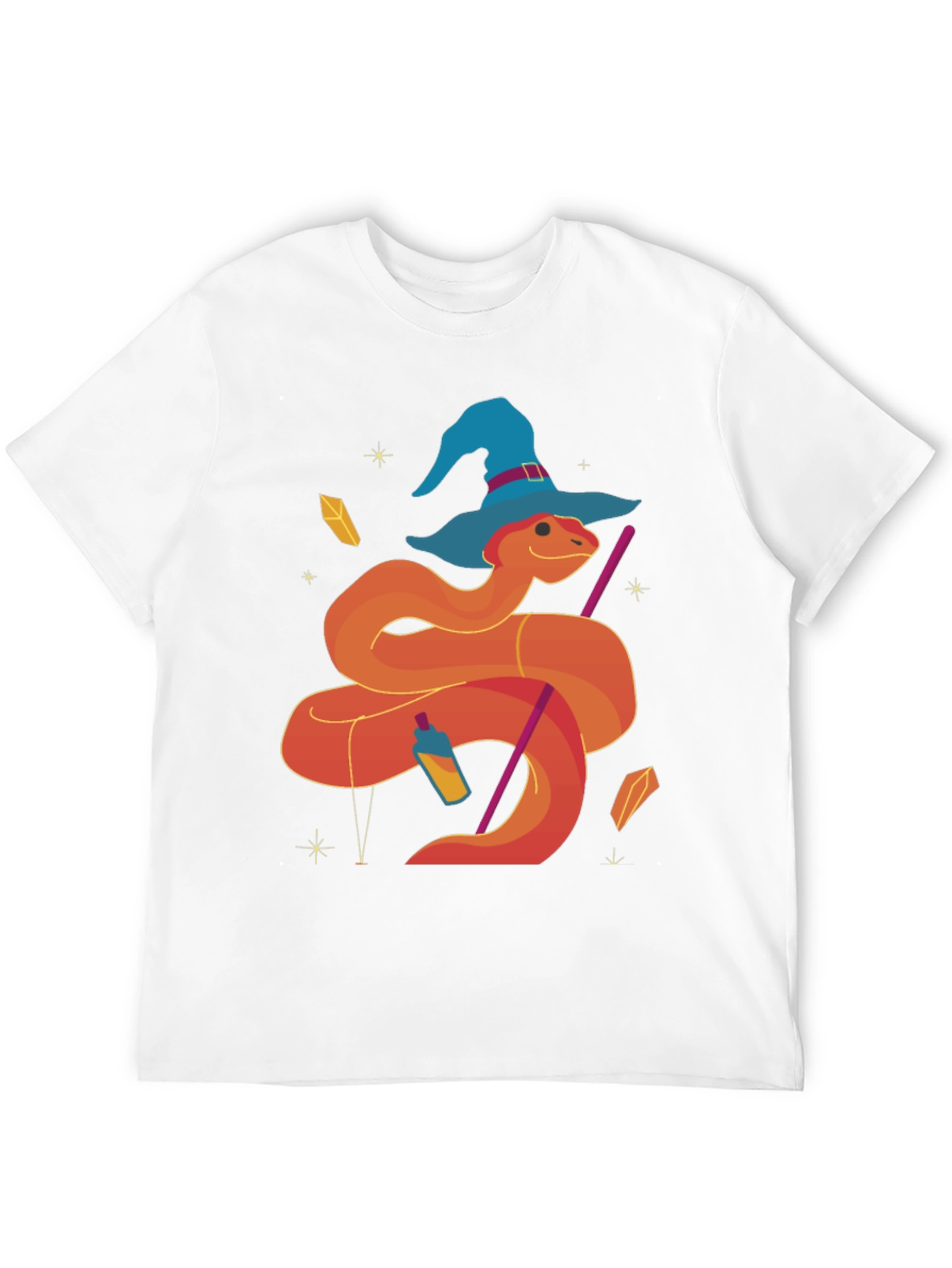 Wizard Snake T-Shirt Graphic Tee