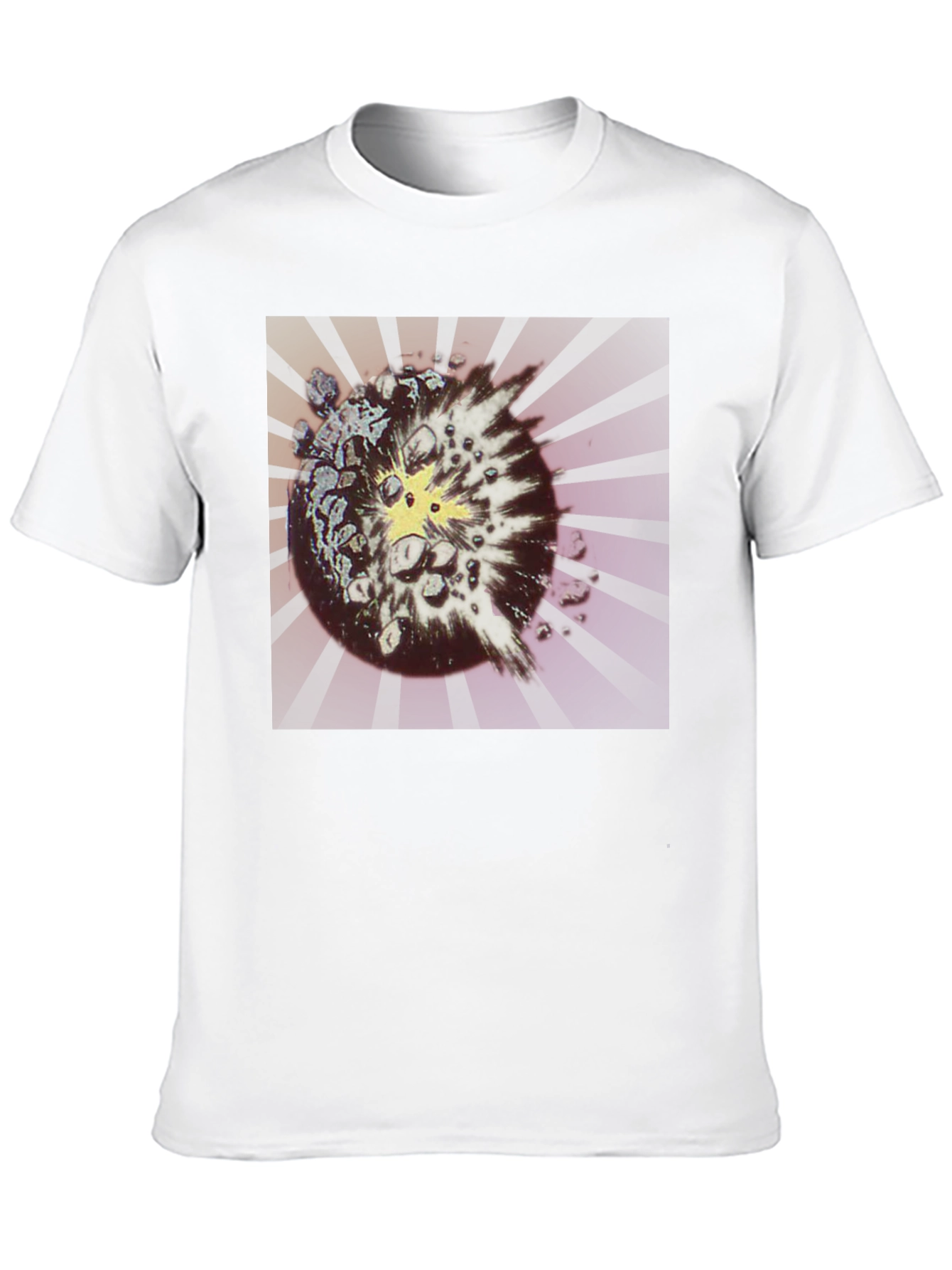 Exploding Planet Graphic T-Shirt