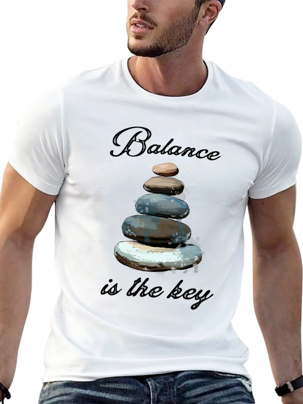 Balance is Key Graphic T-Shirt