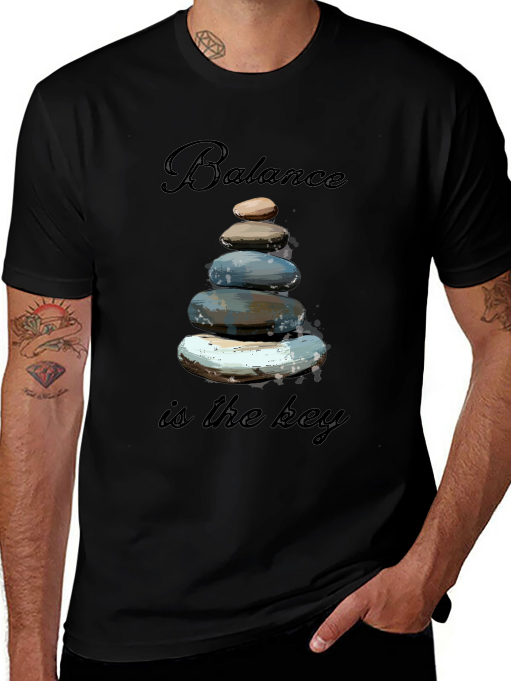 Balance is Key Graphic T-Shirt