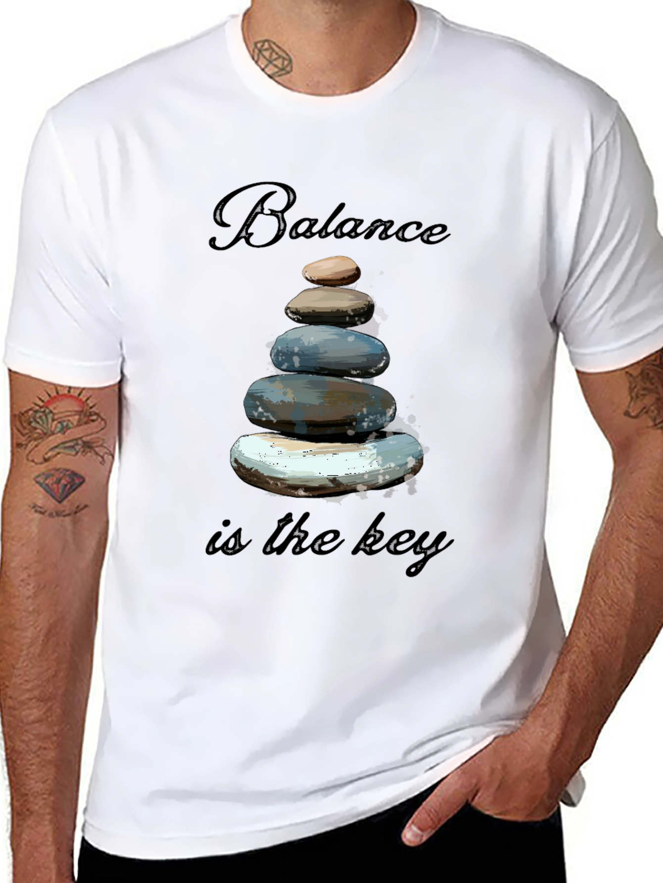 Balance is Key Graphic T-Shirt