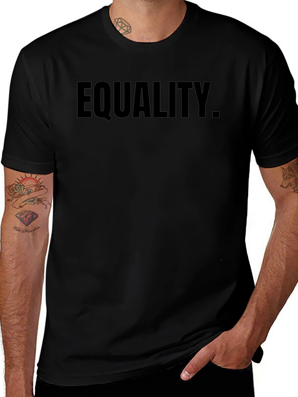 Equality Statement T-Shirt | Black
