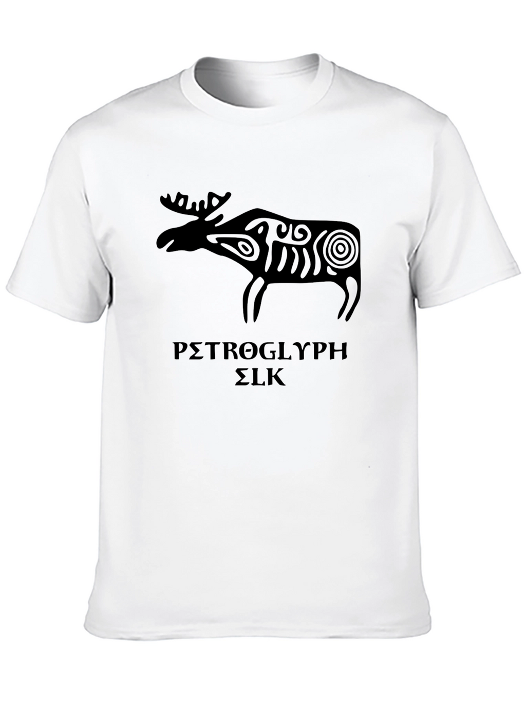 Petroglyph Elk Graphic Tee - Black