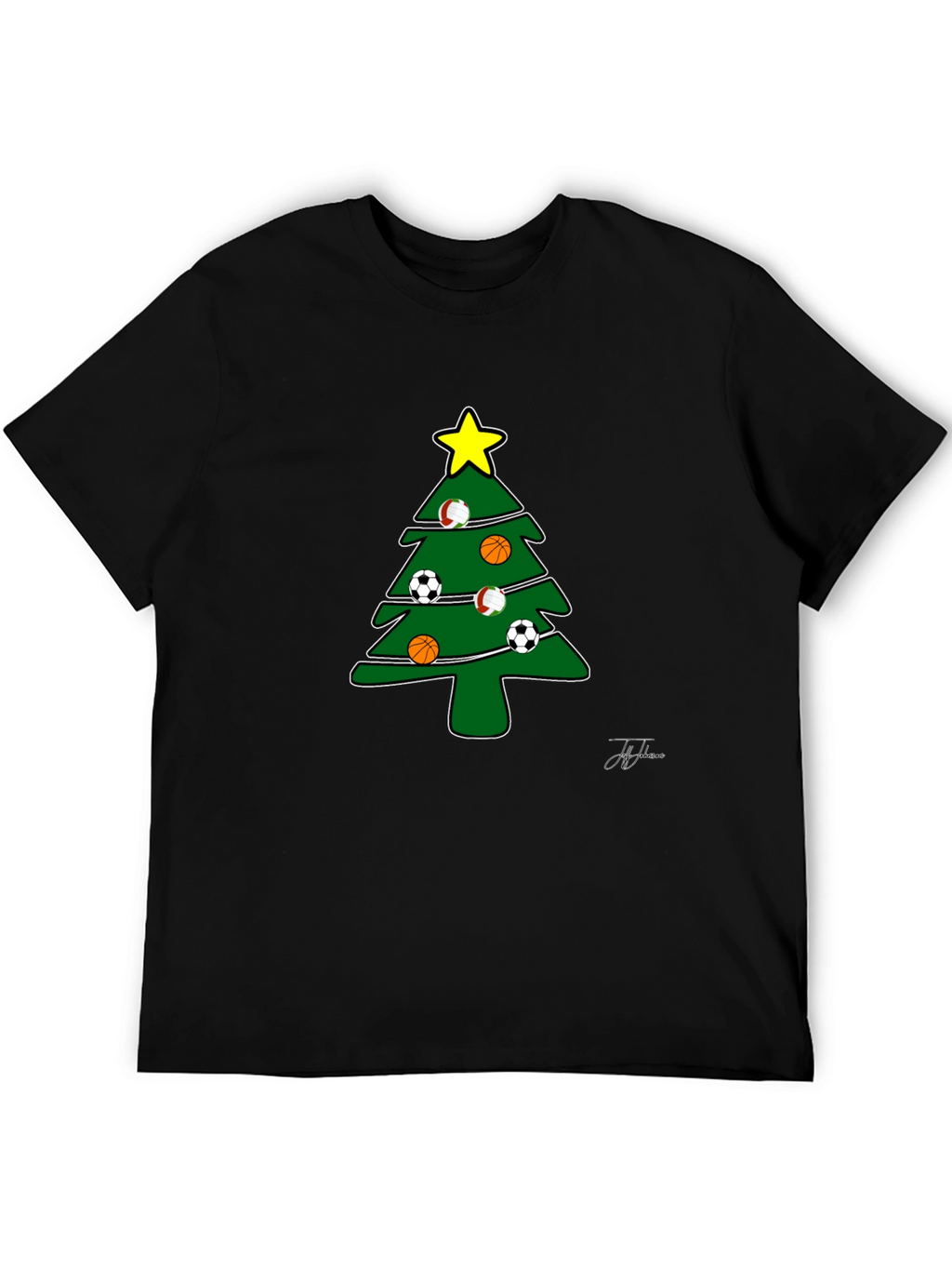 Sports Christmas Tree T-Shirt