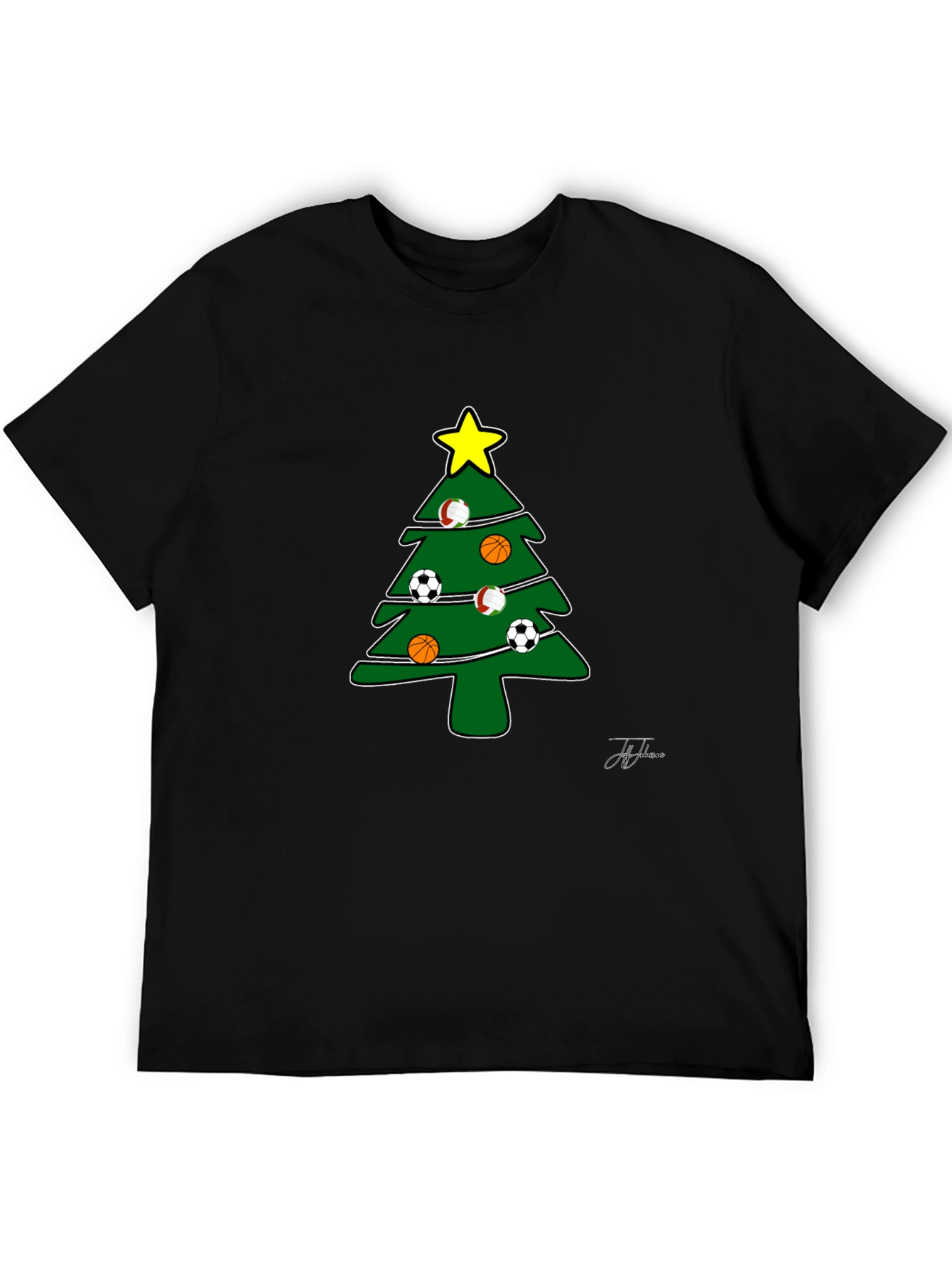 Sports Christmas Tree T-Shirt