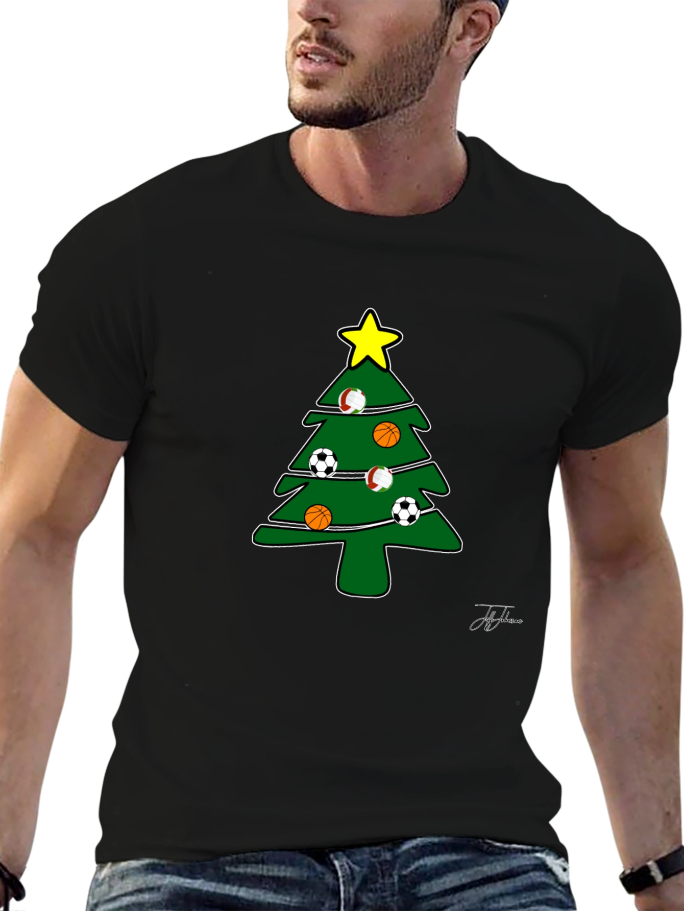 Sports Christmas Tree T-Shirt