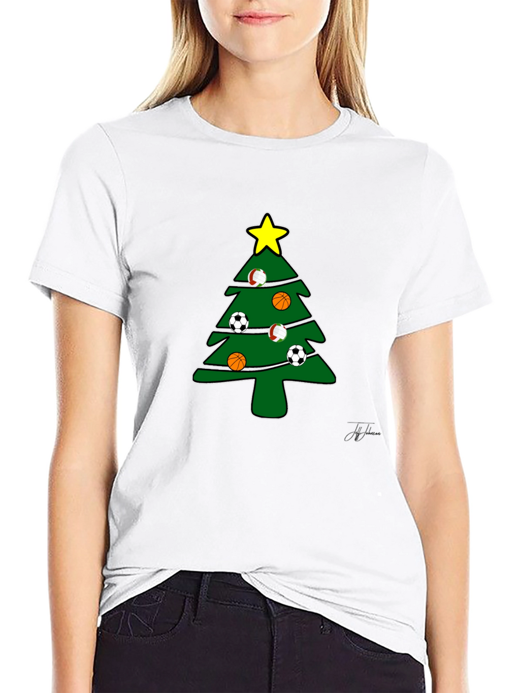 Sports Christmas Tree T-Shirt