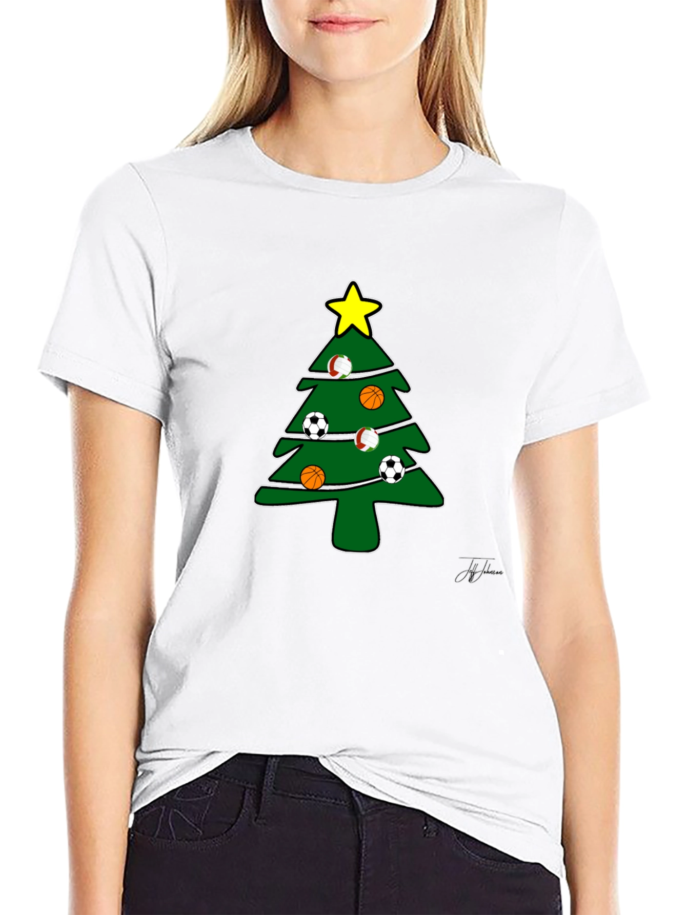 Sports Christmas Tree T-Shirt
