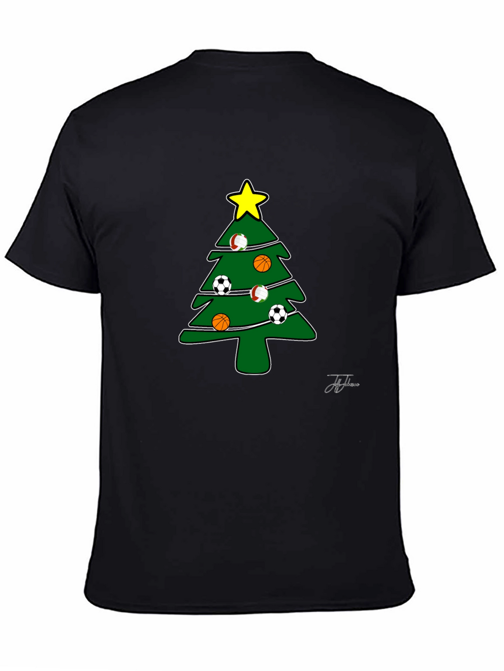 Sports Christmas Tree T-Shirt