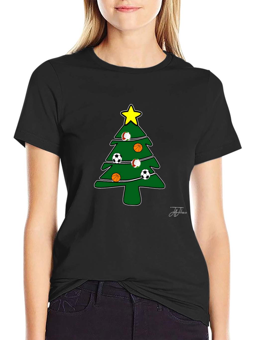 Sports Christmas Tree T-Shirt