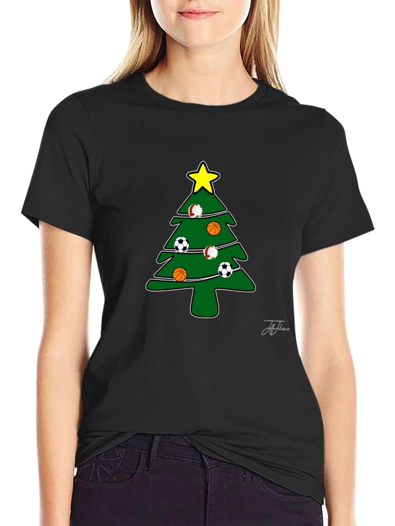 Sports Christmas Tree T-Shirt