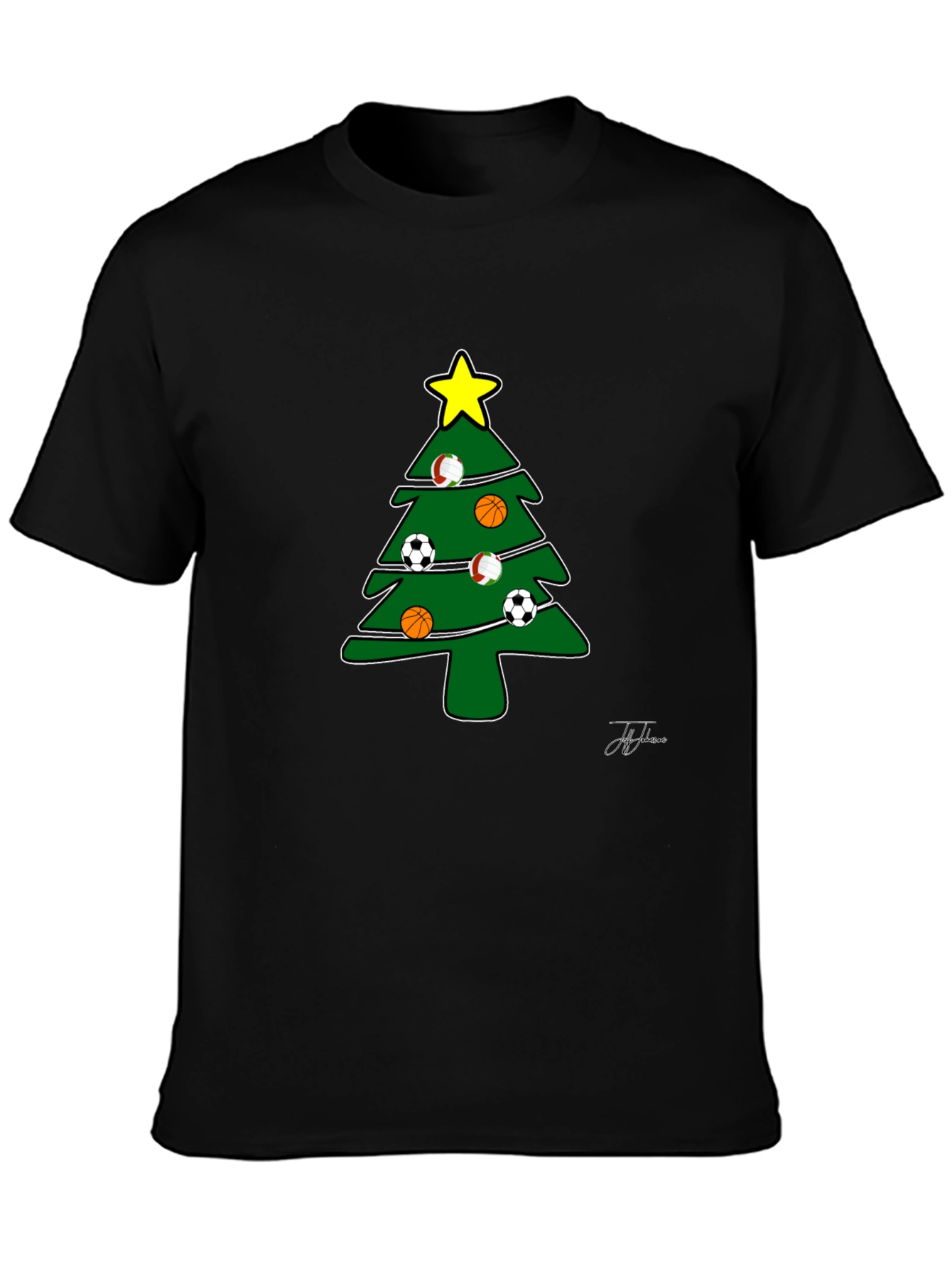 Sports Christmas Tree T-Shirt