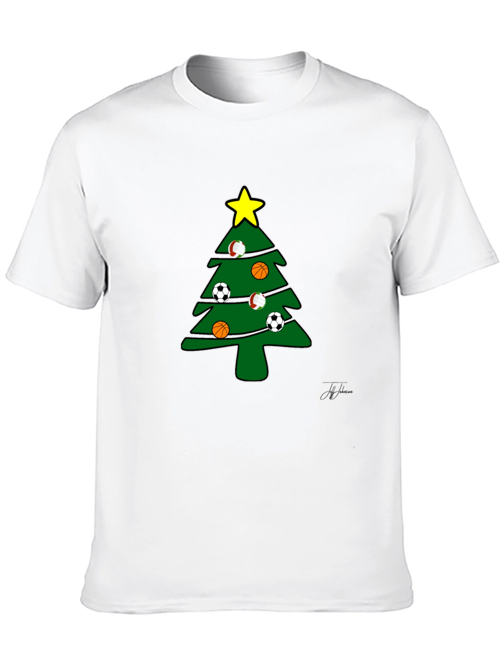 Sports Christmas Tree T-Shirt