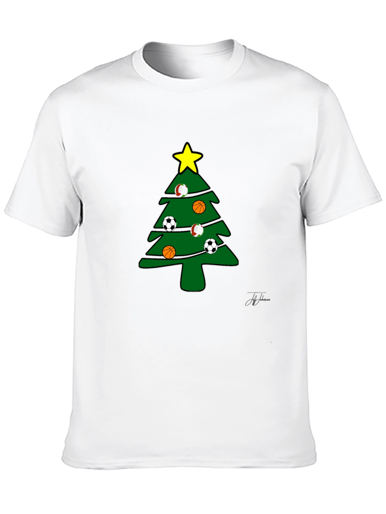 Sports Christmas Tree T-Shirt