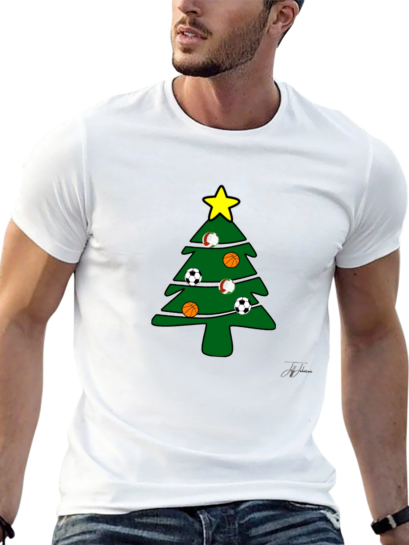 Sports Christmas Tree T-Shirt