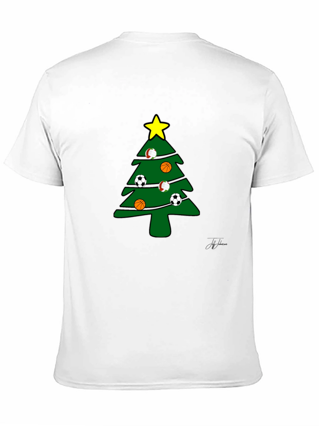 Sports Christmas Tree T-Shirt