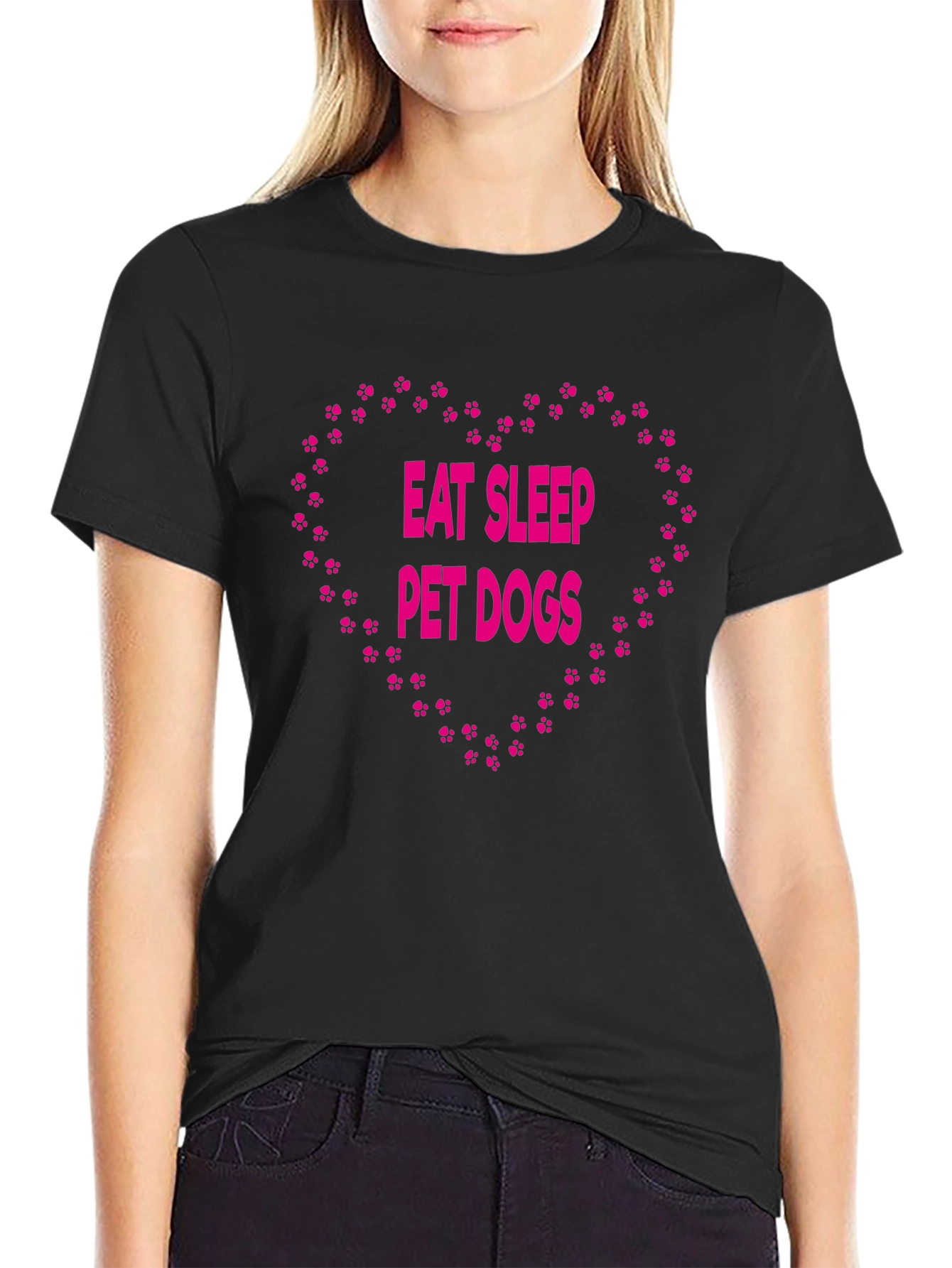 Eat Sleep Pet Dogs T-Shirt