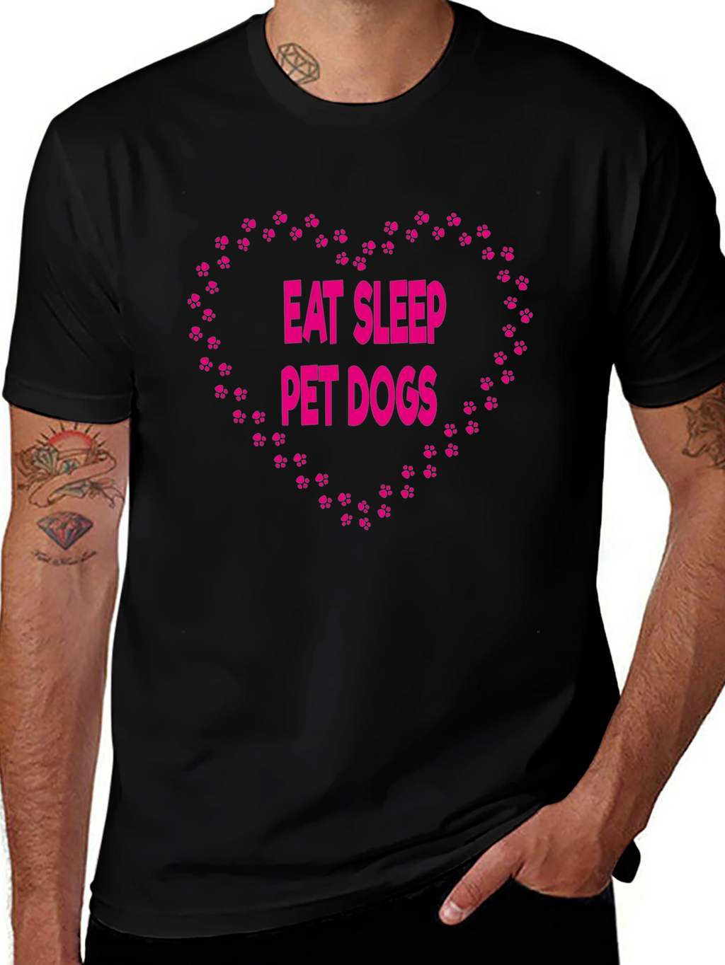 Eat Sleep Pet Dogs T-Shirt