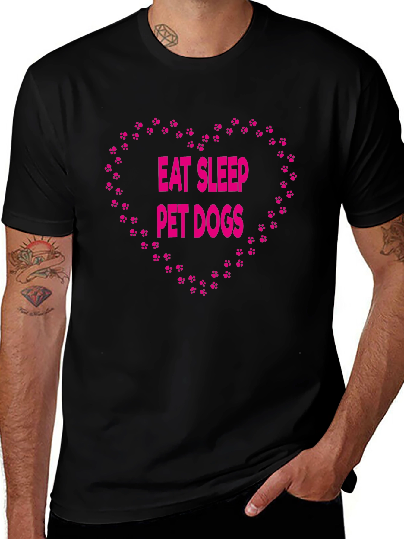 Eat Sleep Pet Dogs T-Shirt