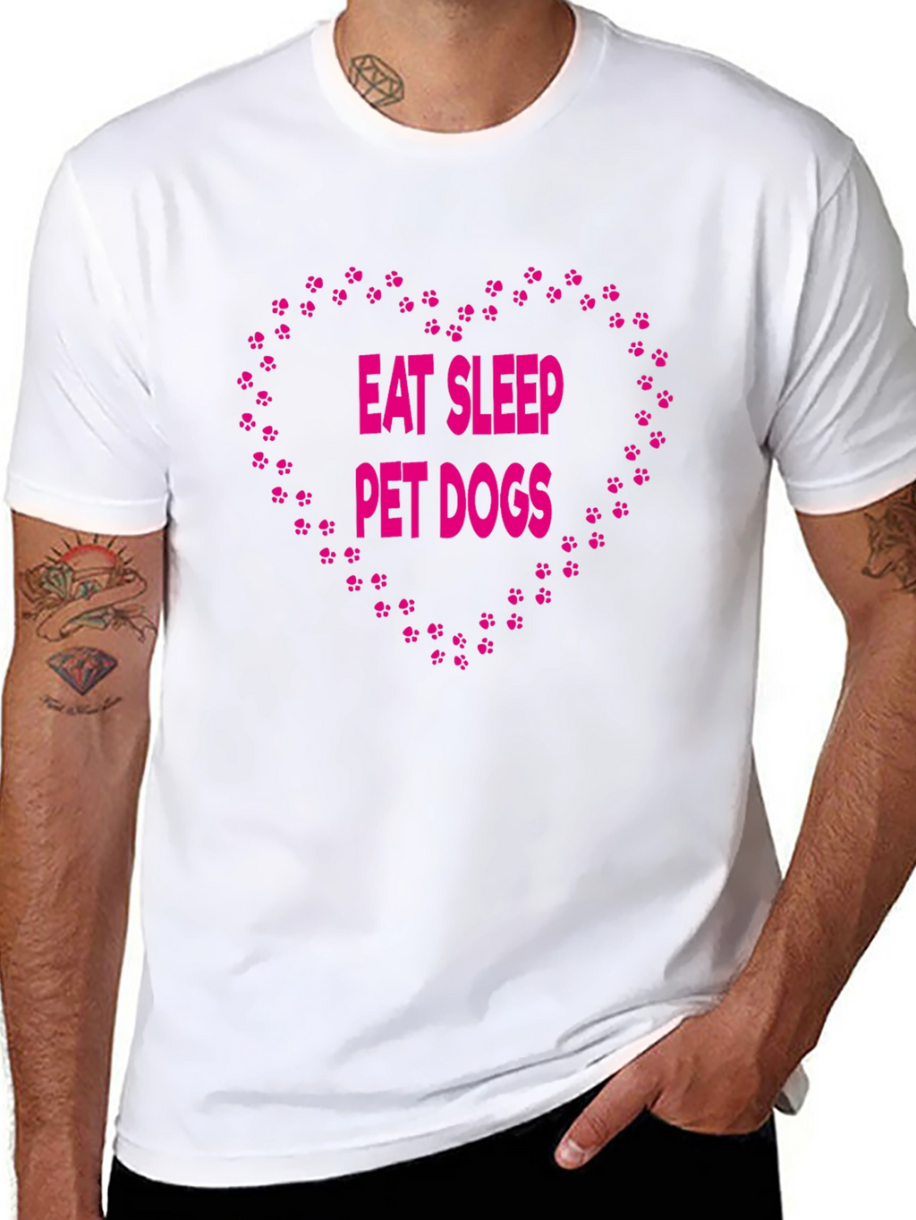 Eat Sleep Pet Dogs T-Shirt