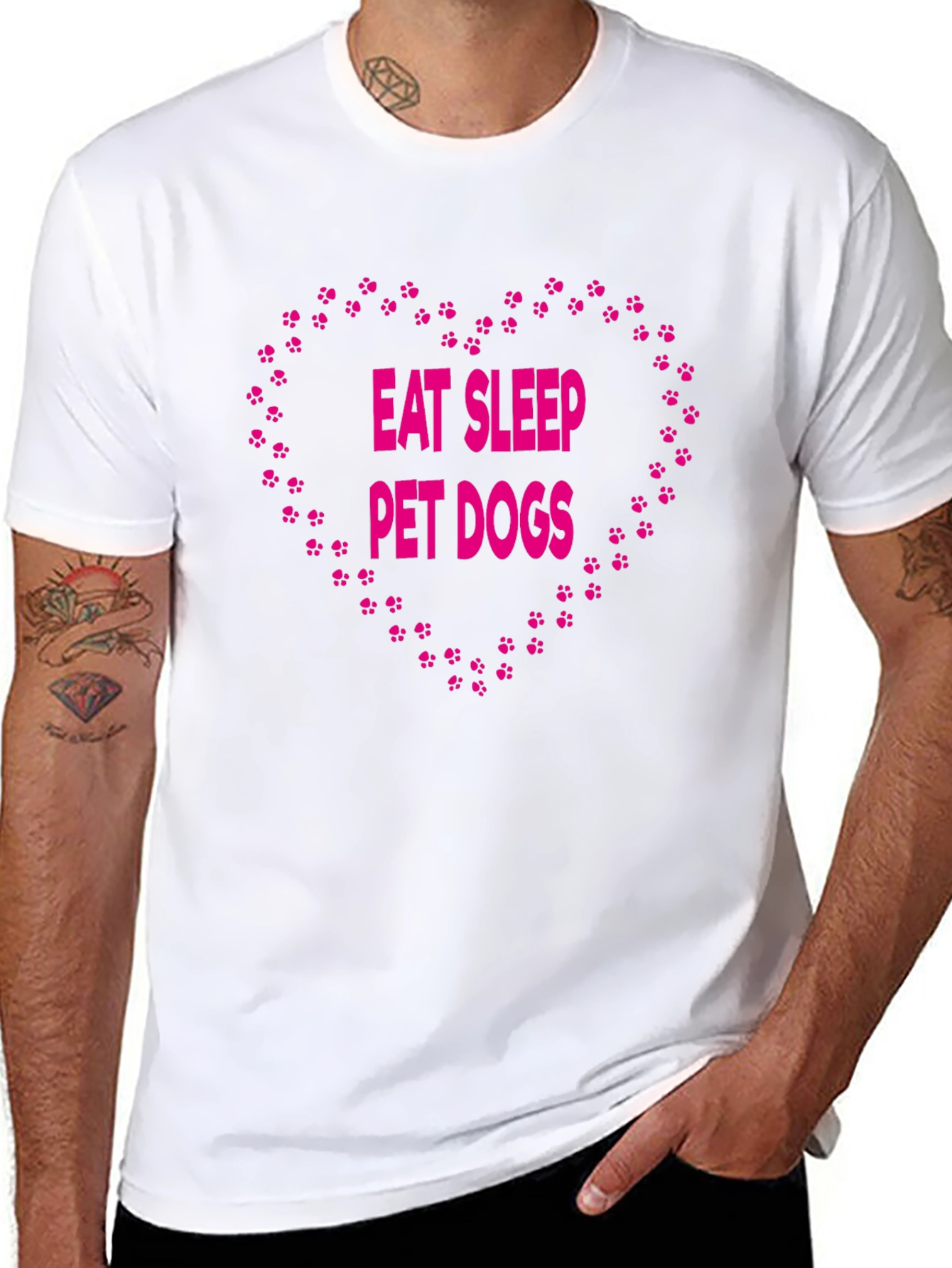 Eat Sleep Pet Dogs T-Shirt