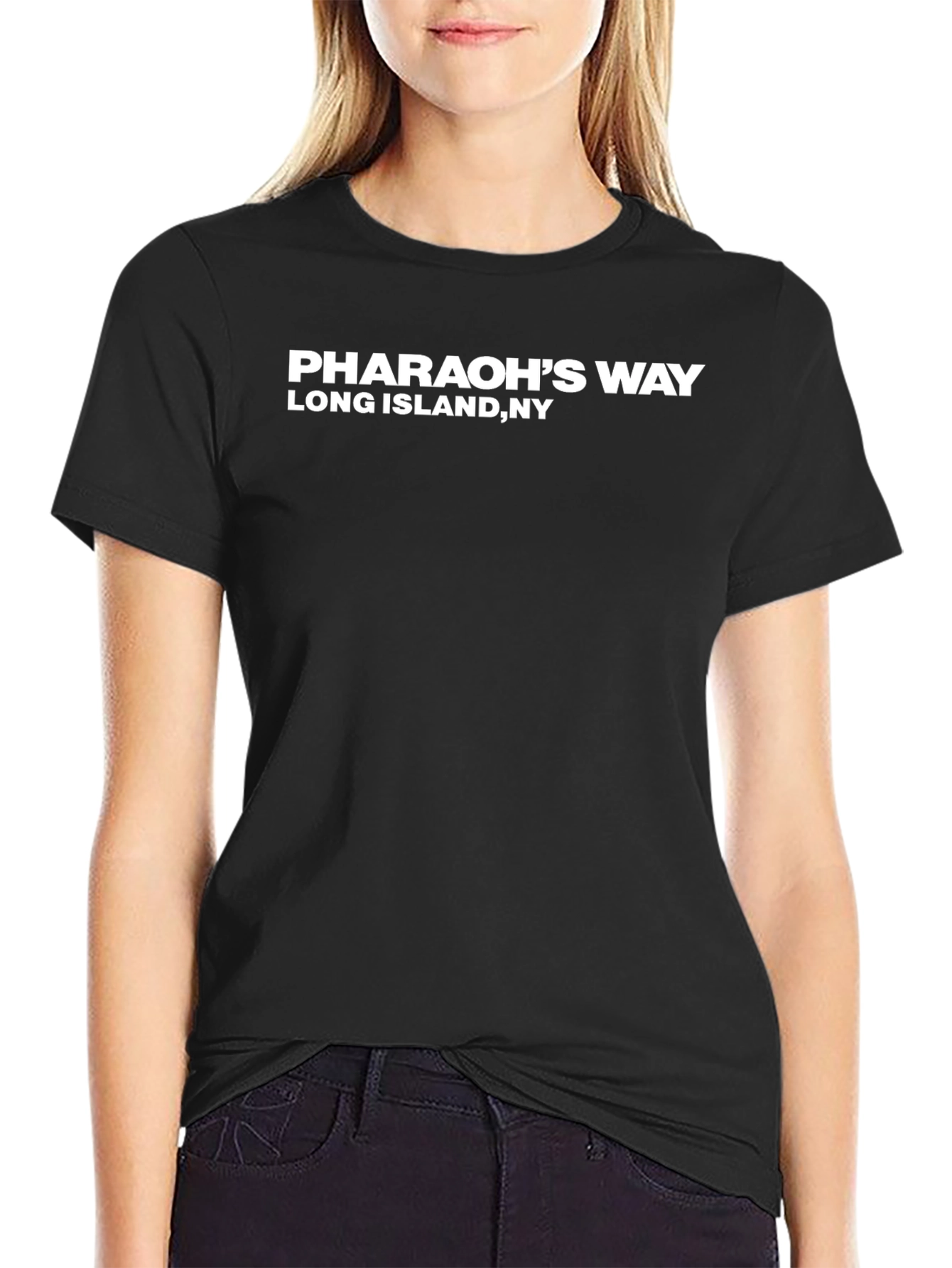 Pharaohs Way Long Island NY Black T-Shirt