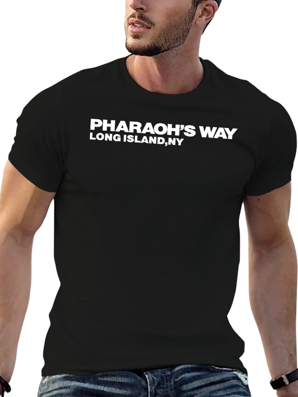 Pharaohs Way Long Island NY Black T-Shirt